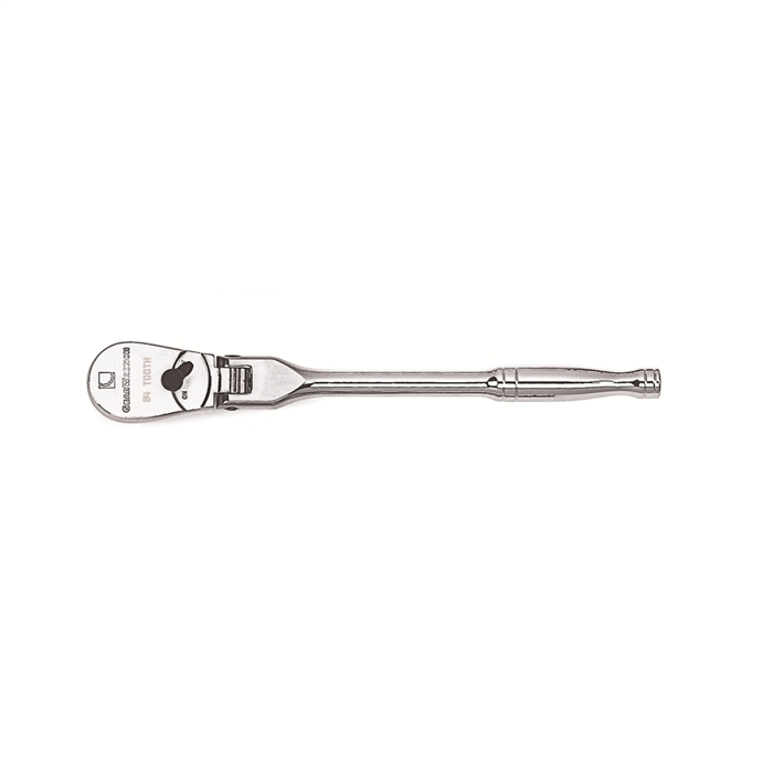 KD Tools 81012F 84-Tooth 1/4 in. Drive Full Polish Flex Head Ratchet