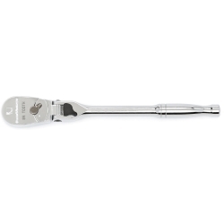 KD Tools 81015 7 in. Full Polish 1/4 in. Drive Locking Flex Ratchet