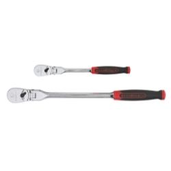 KD Tools 81204F 2-Piece Flex Ratchet Set with Cushion Grip Handles (1/4 in., 3/8 in.)