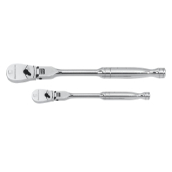 KD Tools 81216F 2 Piece 84-Tooth Full Polish Flex Handle Ratchet Set