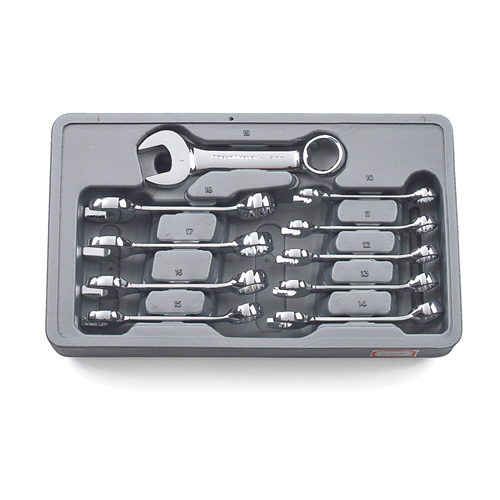 KD Tools 81904 10-Piece Metric Stubby Combination Wrench Set