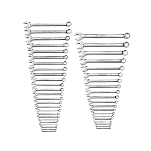 KD Tools 81919 44-Piece 12-Point SAE/Metric Long Pattern Combination Wrench Set