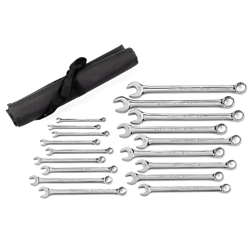 KD Tools 81920 18-Piece Metric Long Pattern Combination Non-Ratcheting Wrench Set