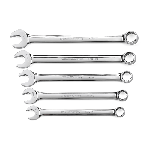 KD Tools 81921 5-Piece 12-Point SAE Large Long Pattern Combination Wrench Set