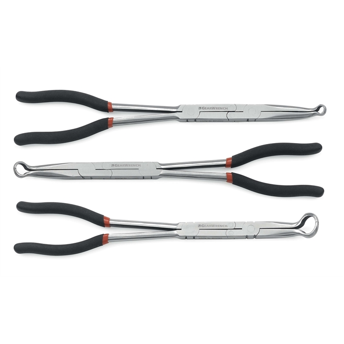 KD Tools 82107 3-Piece Double-X Hose Grip Pliers Set
