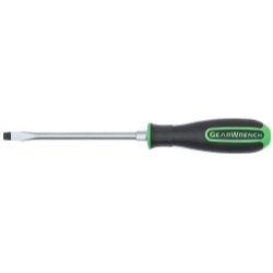 KD Tools 82692 Slotted 3/16 in.x3 in. Screwdriver with Cabinet Tip (Green)