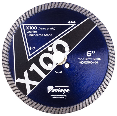 Diamond Vantage 5 x .087 x 7/8-5/8 Stone Blade, Turbo Rim, Value Plus Grade