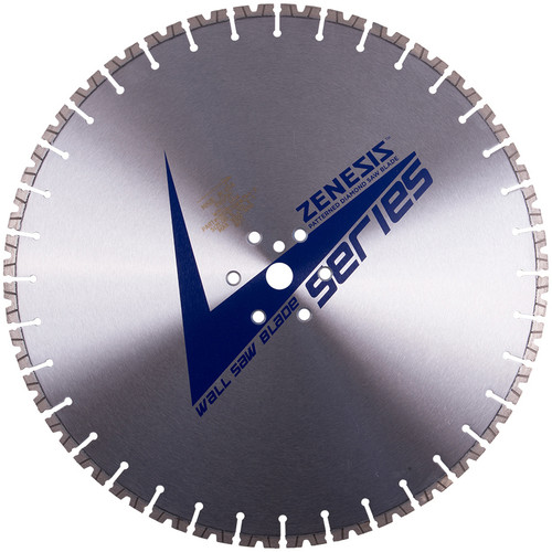 ZENESIS V SERIES 24" X .187" X 1" wall saw Diamond Blade for Hard and Reinforced Concrete