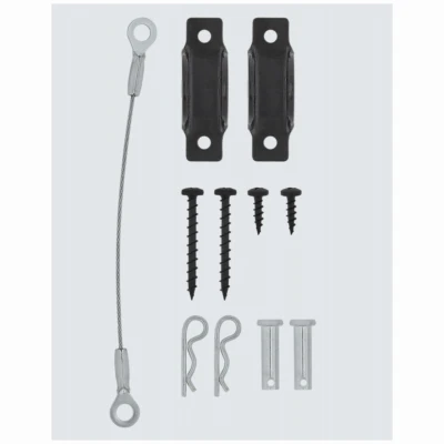 Furniture Anti-tip Safety Kit With Steel Cable & Wall Bracket