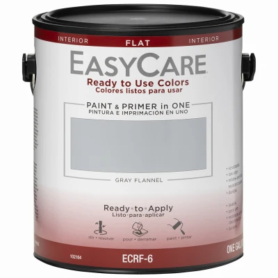 Gray Flannel Interior Flat Latex Paint - 1 Gallon