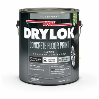 Non-slip Dover Gray Concrete Floor Paint – 1 Gallon Eco-friendly Latex