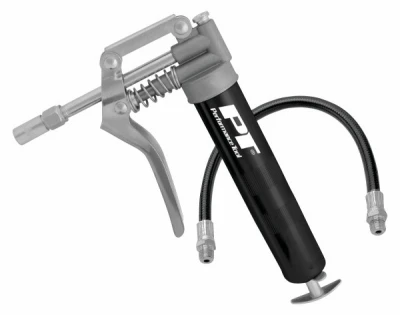 Mini Pistol Grip Grease Gun With 12 Inch Flexible Hose And 3 Ounce Capacity
