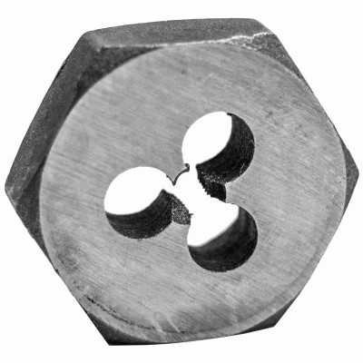 10mm X 1.25 Metric Hexagon Threading Die - Carbon Steel