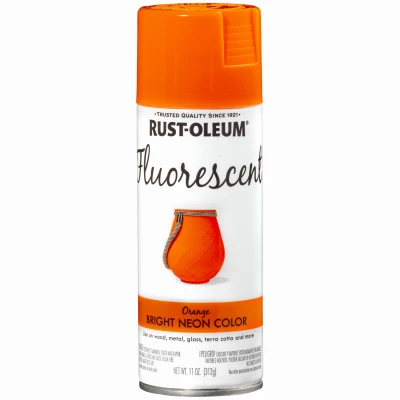 Specialty Fluorescent Orange Spray Paint - 11 Oz Aerosol