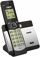 6.0 Expandable Cordless Phone System With One Handset, Caller Identification, Handset Speakerphone, Silver And Black