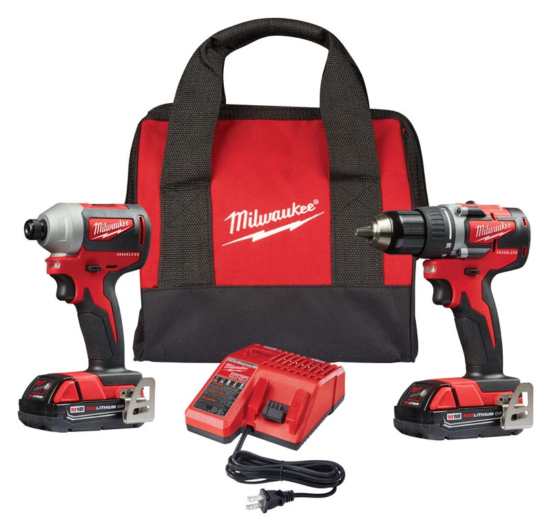 M18 Compact Drill/impact Driver Combo Kit, Brushless