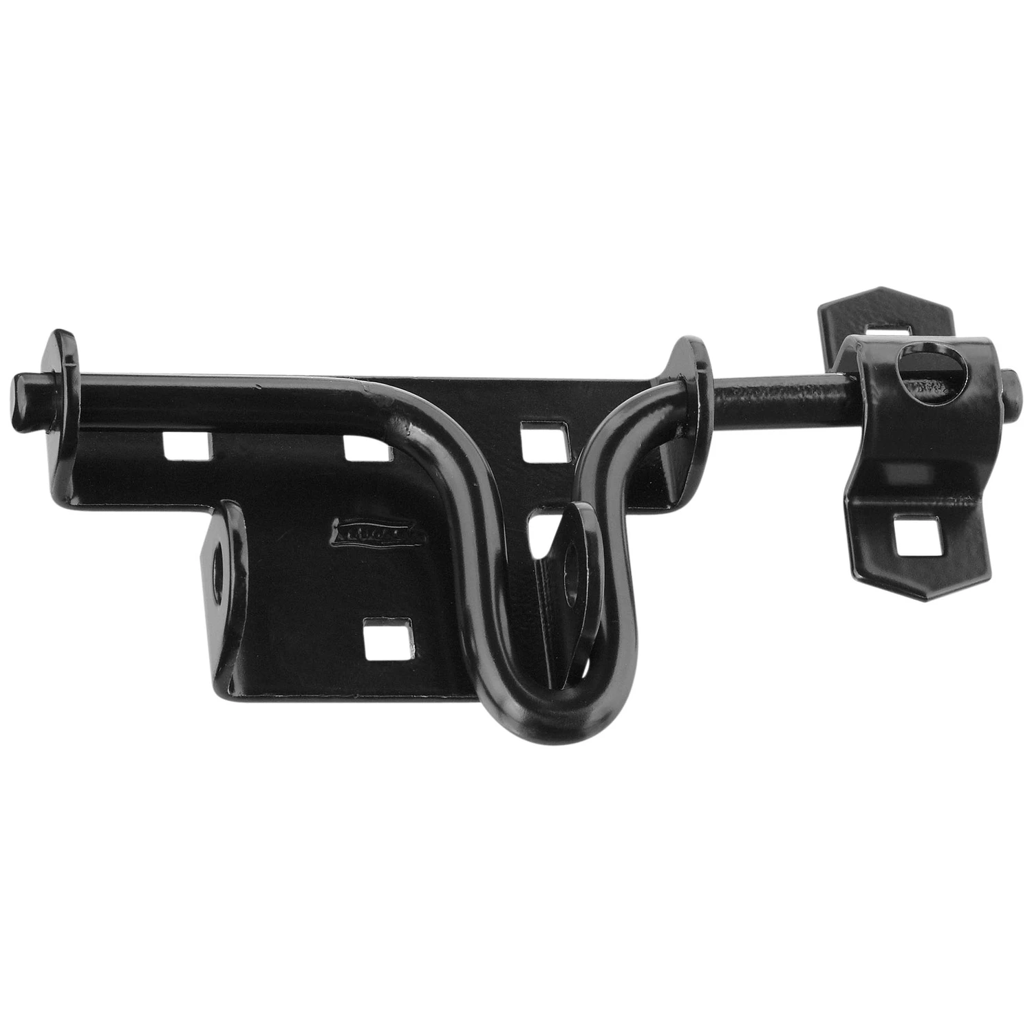 N165-506 Black Steel Slide Bolt Latch For Doors And Gates