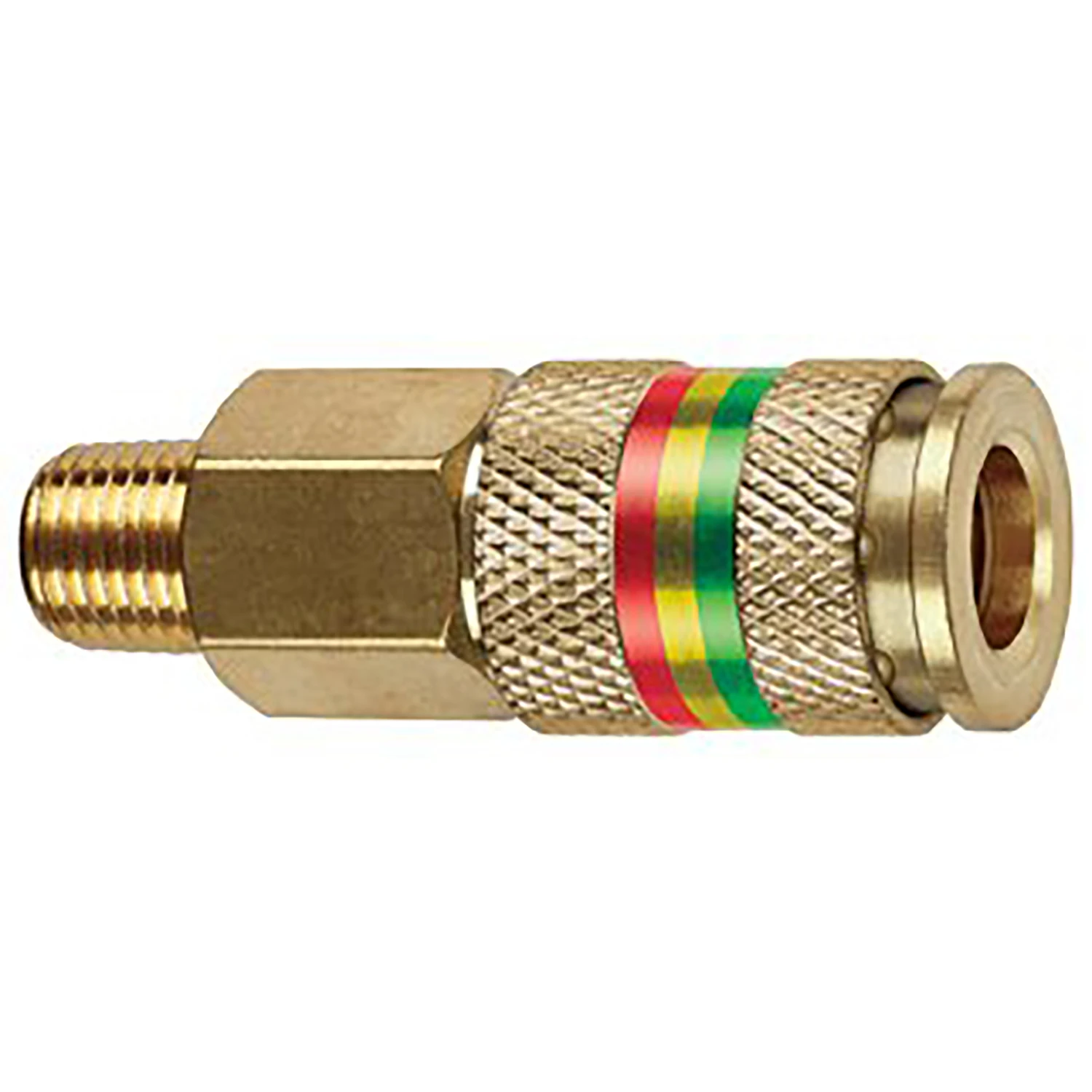 1/4 In. Mnpt Brass Combo-coupler — Lightweight, Durable Air Line Fitting