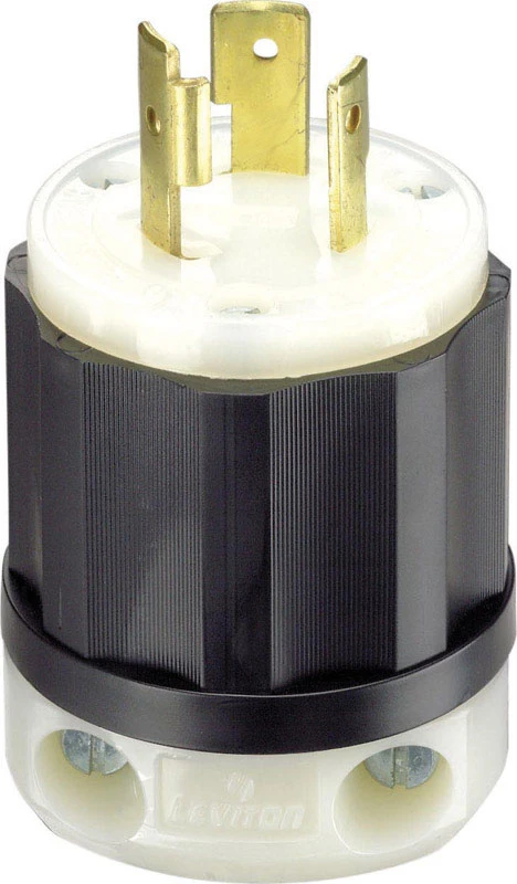 20a 125v 3-wire 2-pole Industrial Grade L5-20p Locking Cord Plug