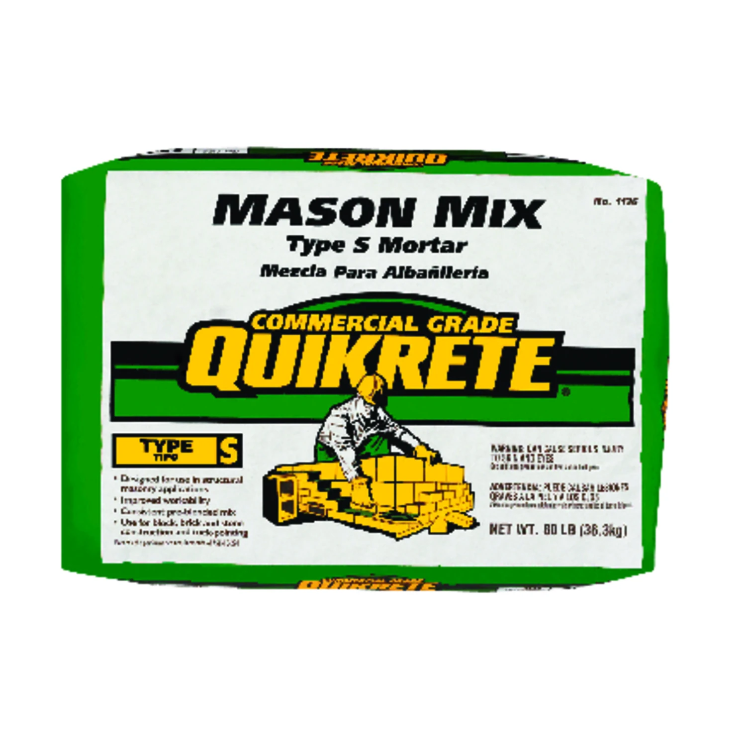 Mason Mix, Type S, 80-lbs.