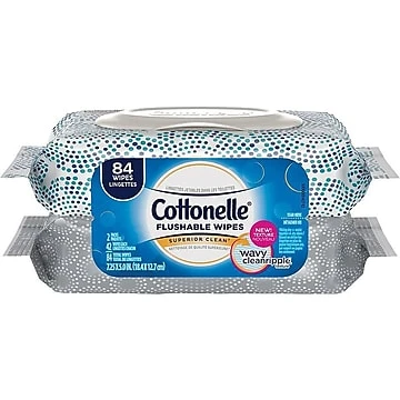 Flushable Wet Wipe (84 Count)