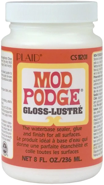 Gloss White Decoupage Glue, Sealer & Finish – 8 Oz