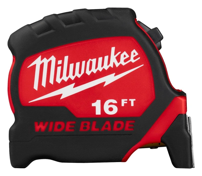 16 Ft. Wide Blade Tape Measure With 14 Ft. Standout And Impact Resistance