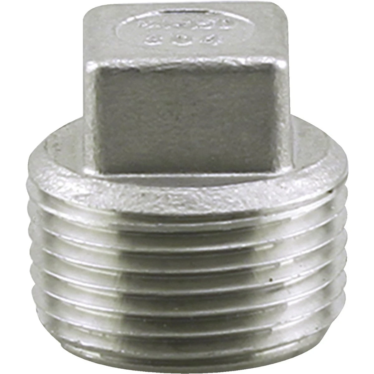 Plumb-eeze 3/4 In. Mip Square Head Stainless Steel Plug