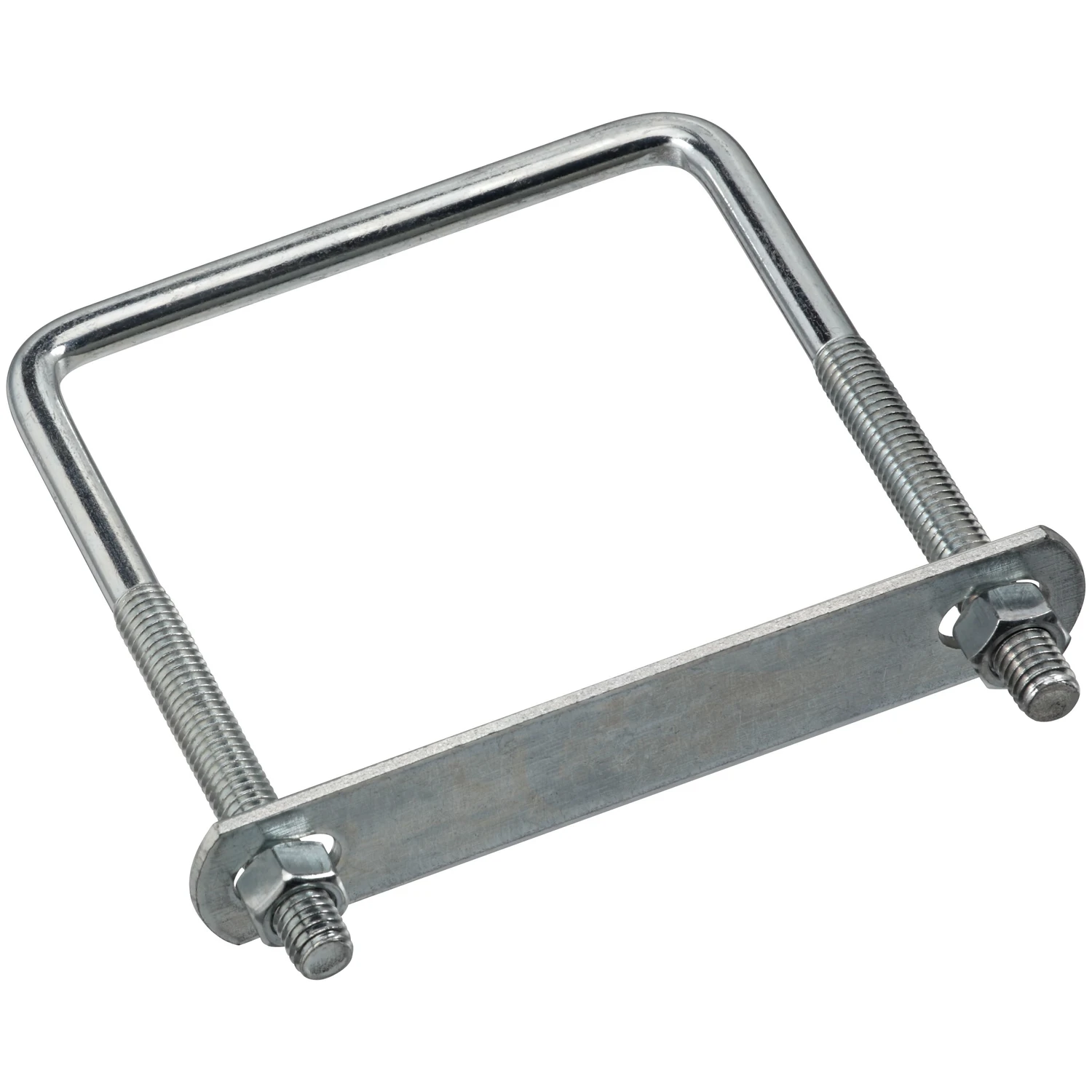 Hardware 3/8 In. X 4 In. X 5 In. Zinc-plated Square U Bolt With Hex Nuts