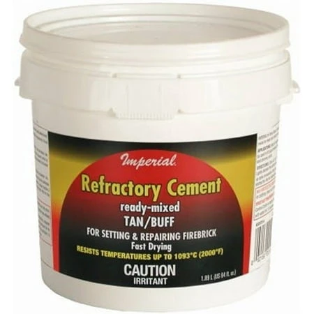Sodium Silicate Firebrick Refractory Cement, 64 Oz.