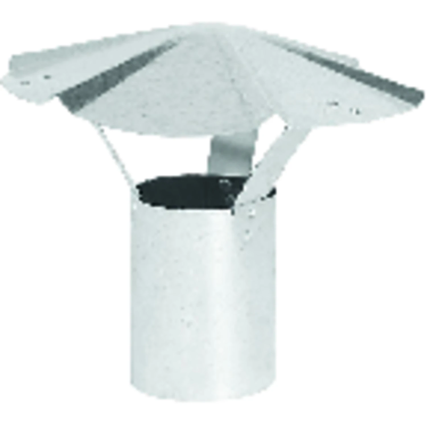 8-inch Galvanized Steel Hvac Duct Vent Cap (round)
