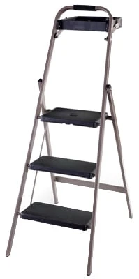 Tricam Industries Hsp-3t-tv 3 Step Project Step Stool With Tray