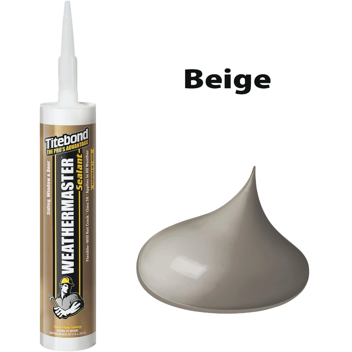 10.1 Oz. Polymer Sealant, Model 46121, Beige Color