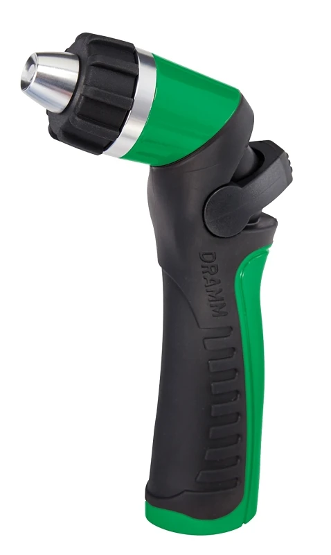 One Touch Metal Pistol Nozzle, Green - Adjustable Spray Gun 6014514