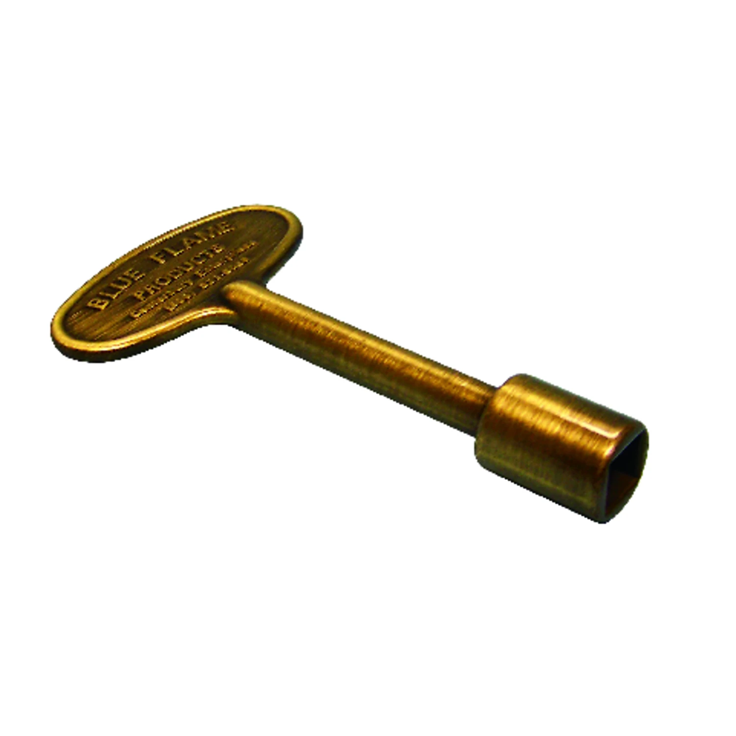 3 Inch Antique Brass Zinc Gas Valve Key For 1/4" & 5/16" Stems