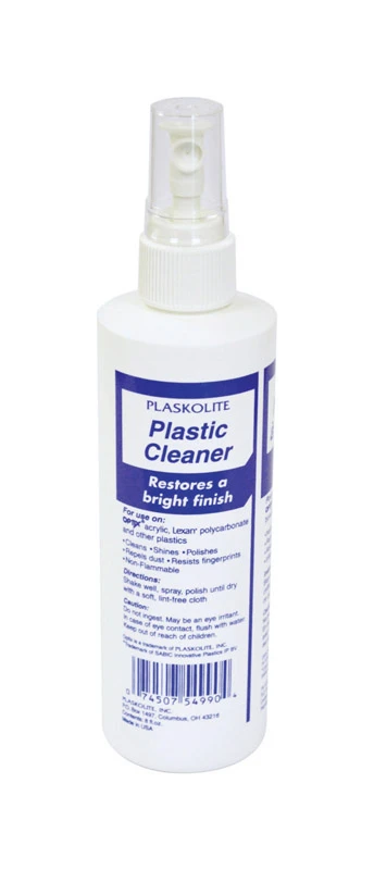 8 Oz. Optix Plastic Cleaner - Non-flammable Pump Spray For All Plastics