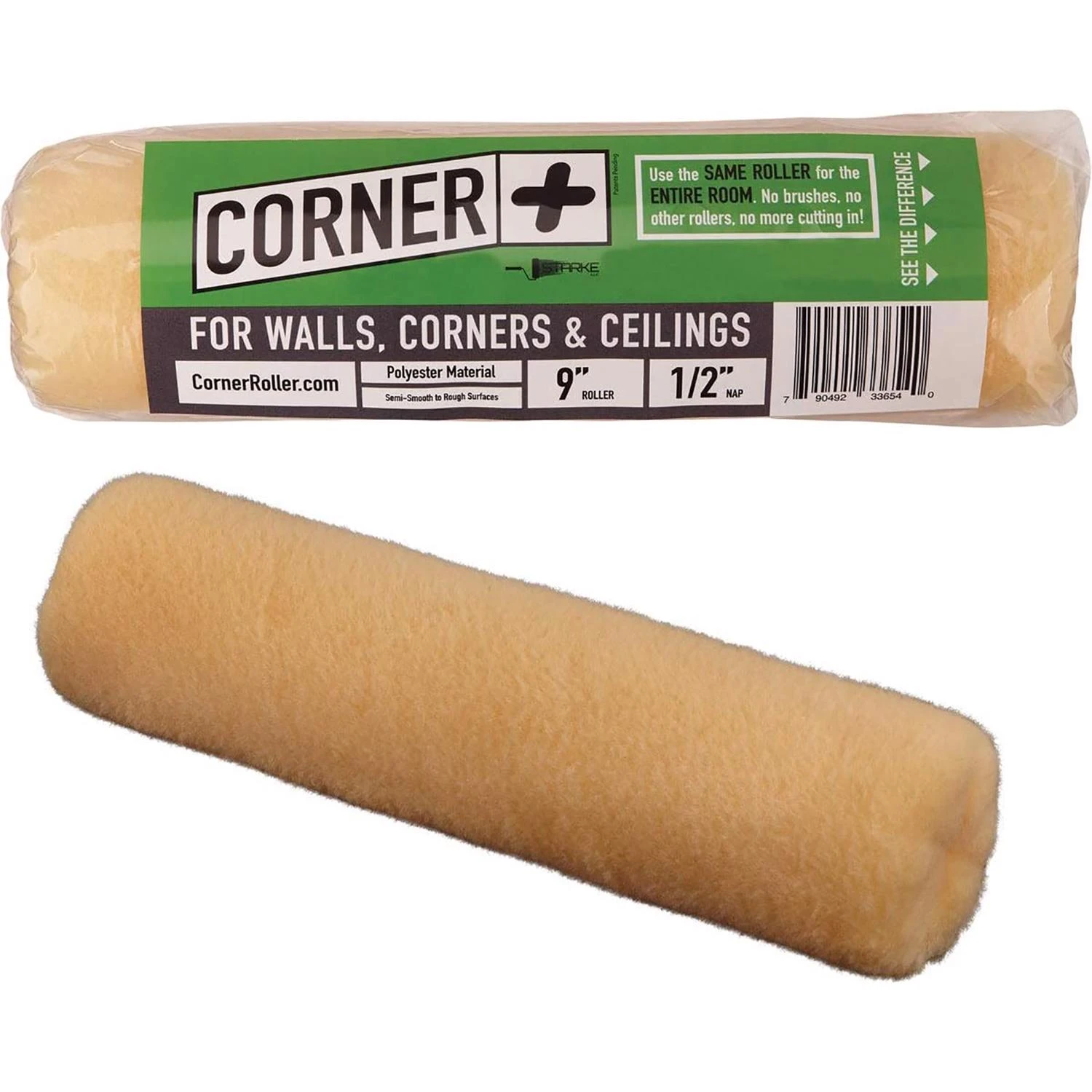 Corner Roller 9 In. X 1/2 In. Knit Paint Roller Cover