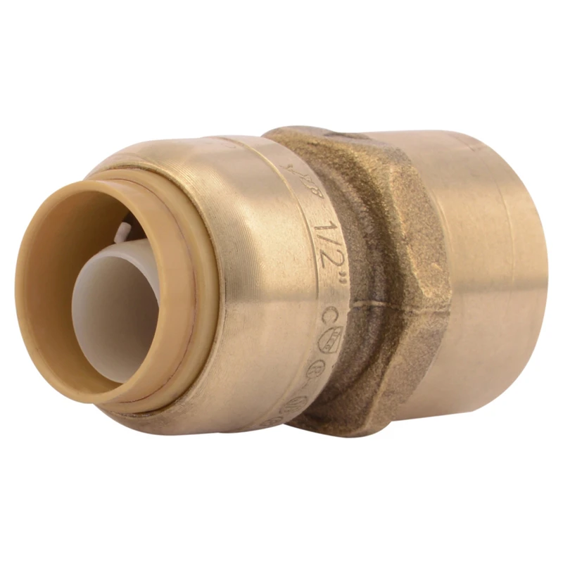 1/2 In. X 1/2 In. Fnpt Straight Brass Push-to-connect Female Adapter (4-pack)