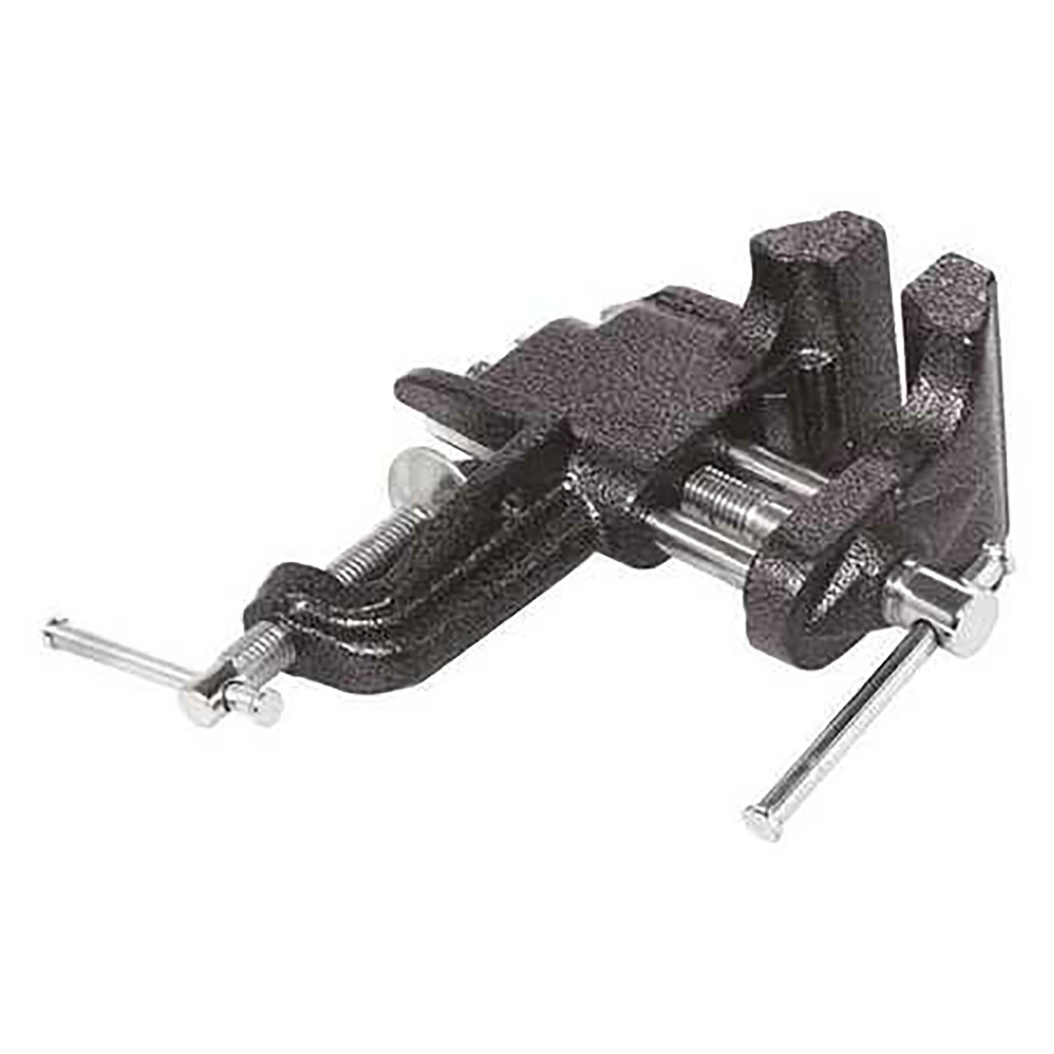 3 In. Cast Iron Clamp-on Vise With Integrated Anvil And Pipe Jaw