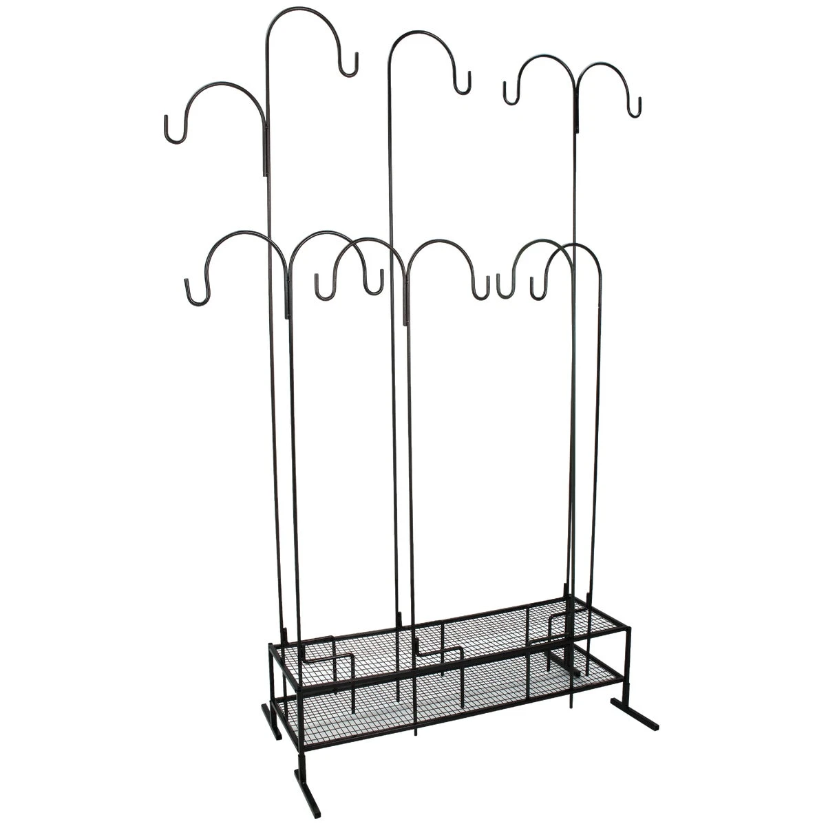 Shepherd Hook Display Rack - 27" W X 13" H X 48" D - Model Shdr-b