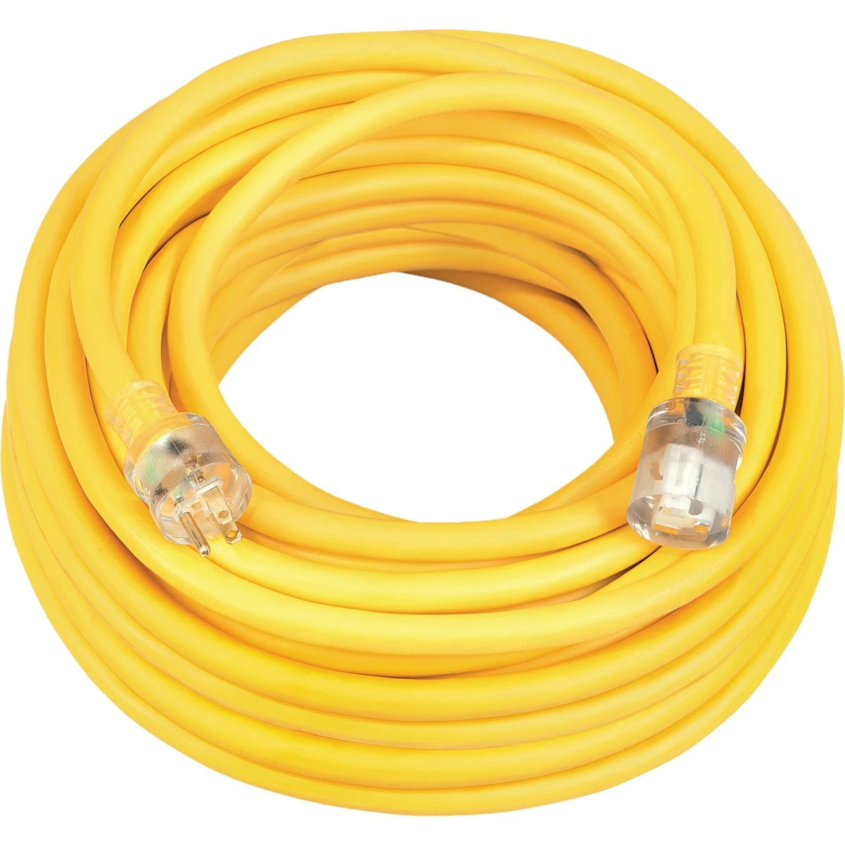 25 Ft. 10/3 Cold Weather Extension Cord - Heavy-duty, Yellow, Ul Listed