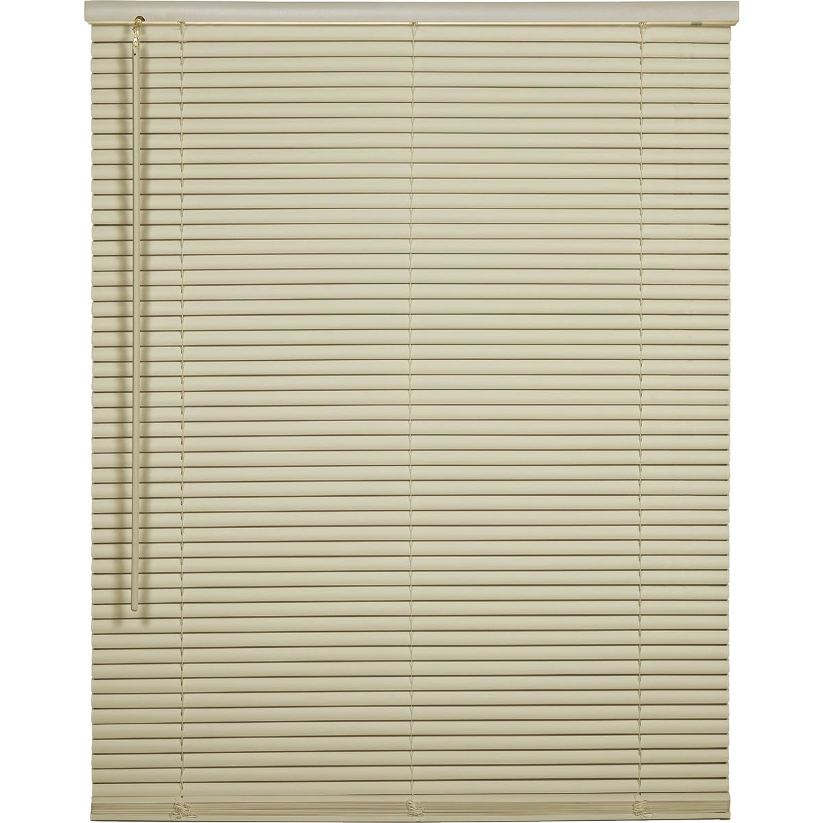 29" X 64" Ivory Vinyl Light Filtering Cordless Mini Blind - Model 603356