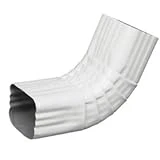 47264 3x4 Inch White Aluminum A Elbow For Gutters