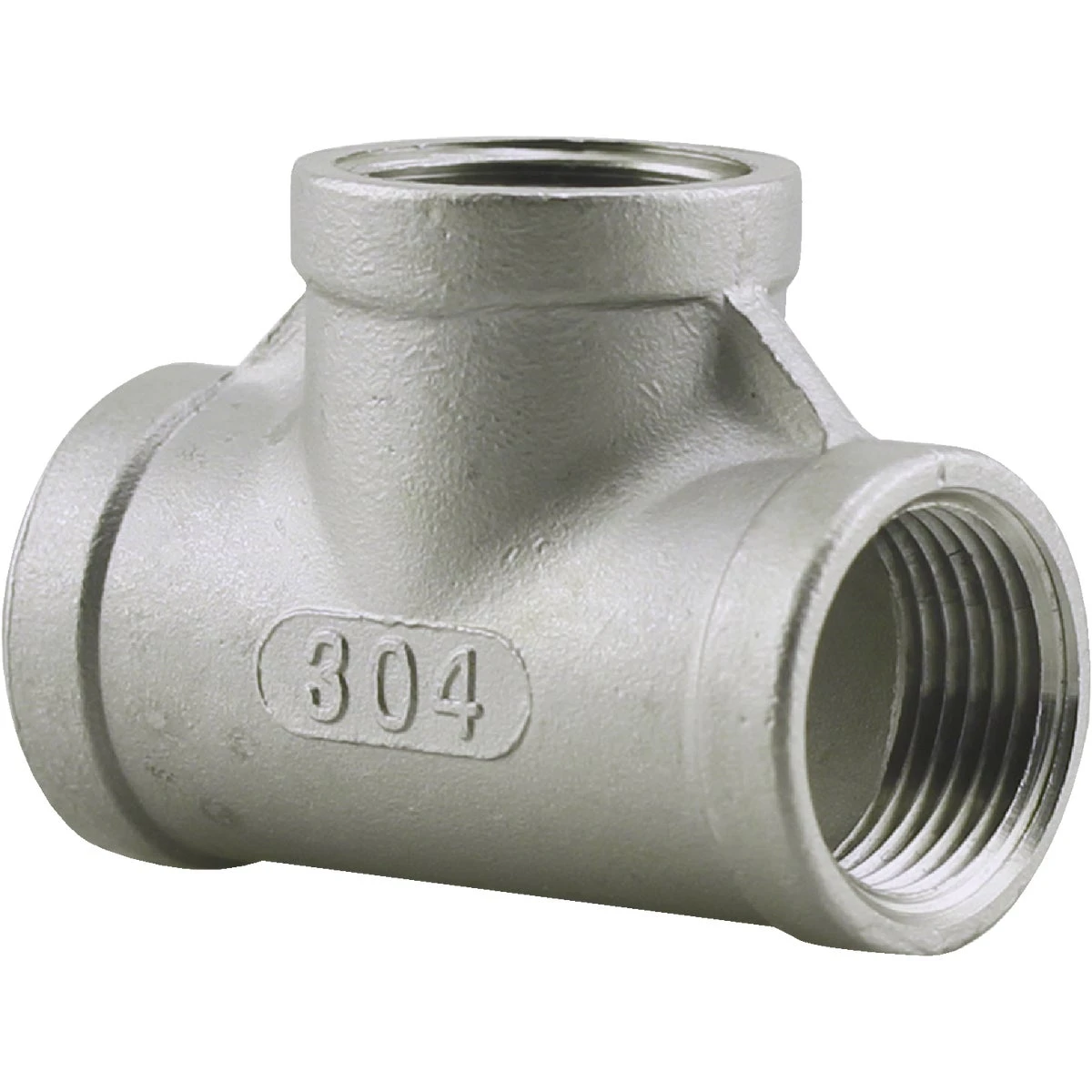 Plumb-eeze 1/2 Inch Fip Stainless Steel Tee - Durable And Corrosion Resistant