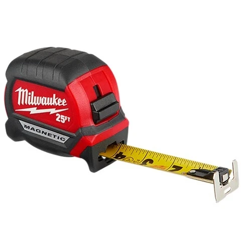 25 Ft. Compact Wide Blade Magnetic Tape Measure