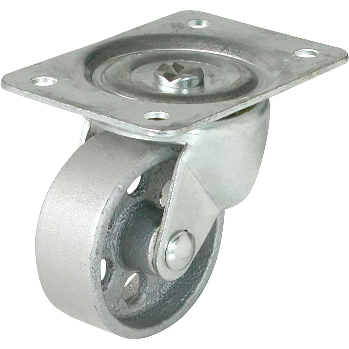 4 In. Cast-iron General-duty Swivel Plate Caster