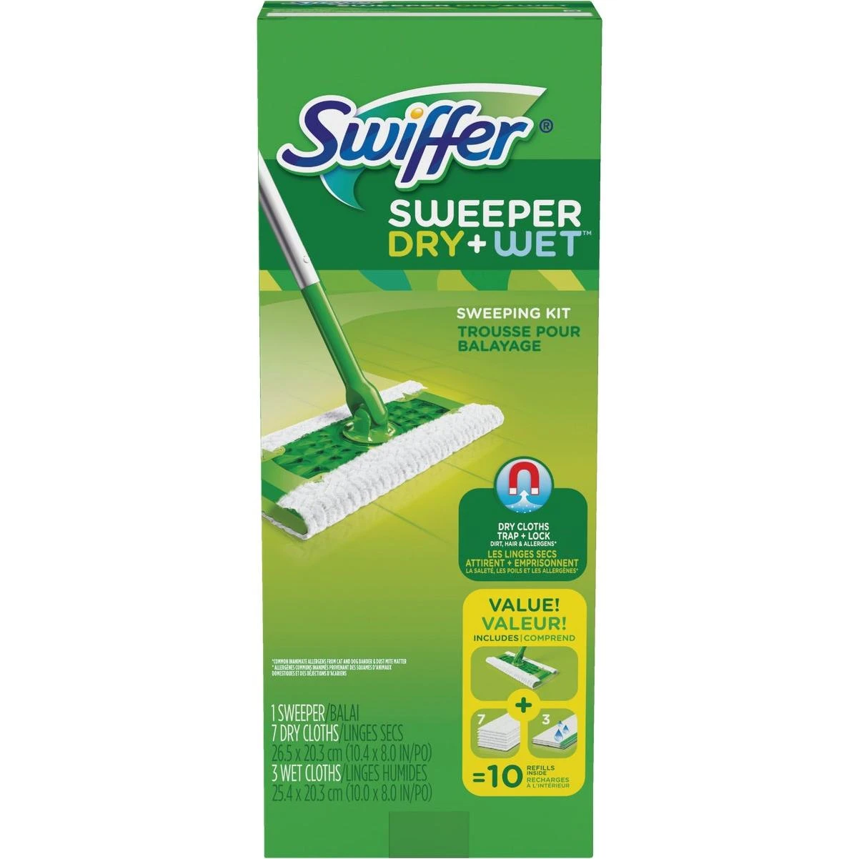 Sweeper Multi-surface Dry + Wet Starter Kit
