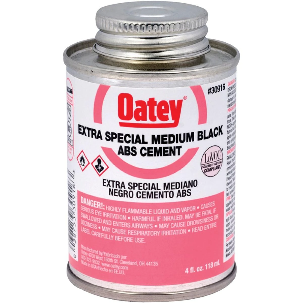 4 Oz. Medium Bodied Black Extra Special Abs Cement