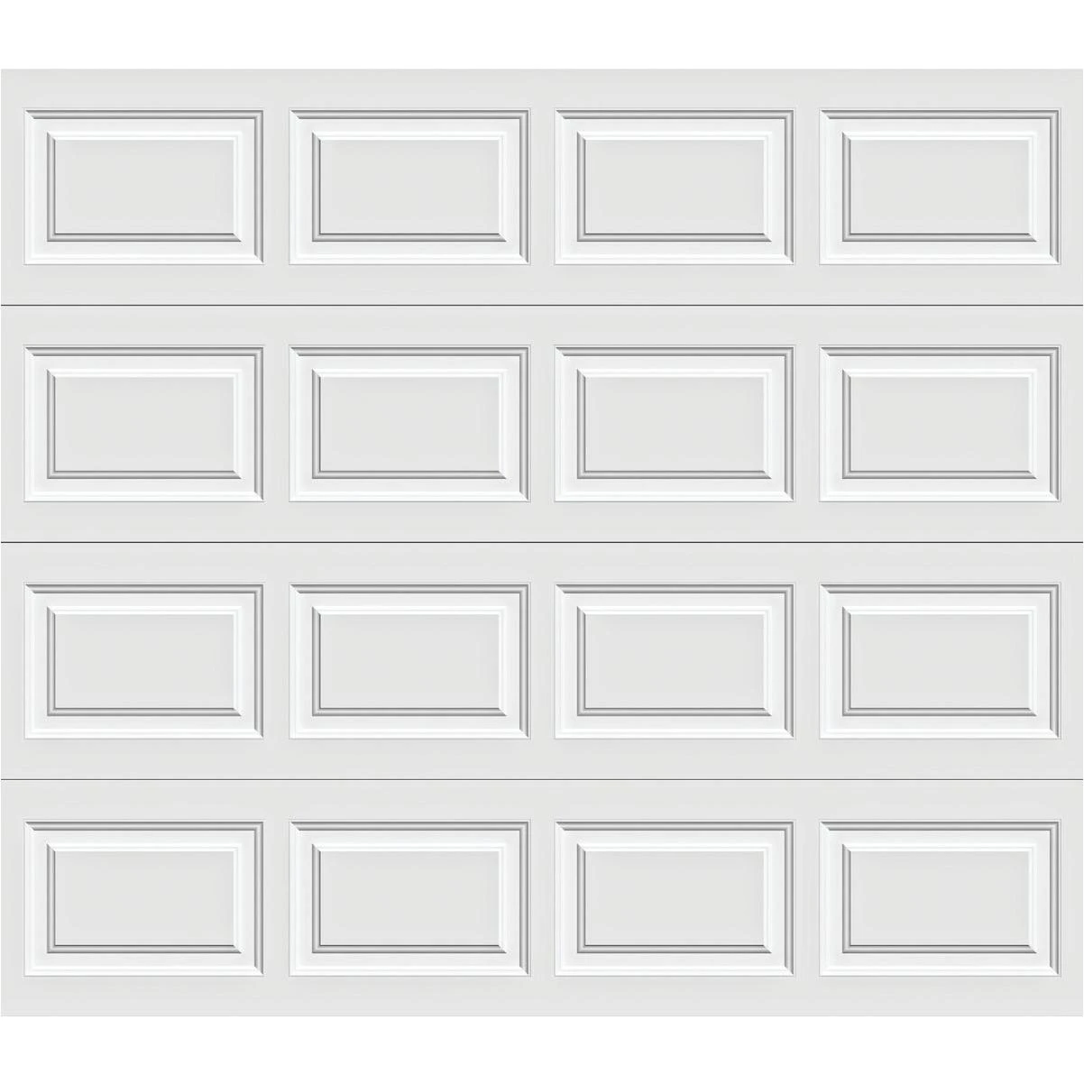 Gold Series 9 Ft. W X 7 Ft. H White Insulated Steel Garage Door With Ez-set Torsion Spring