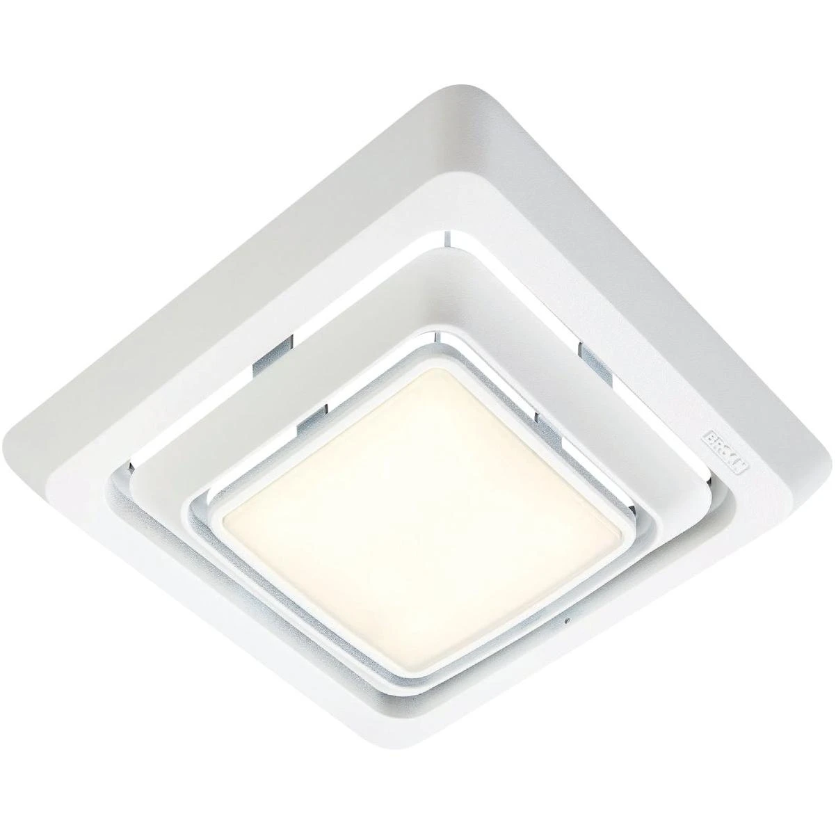 9-3/4 In. W. X 11 In. L. White Led Exhaust Fan Replacement Grille Upgrade